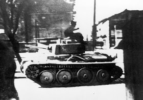 GERMAN TANK USED AGAINST WARSAW GHETTO UPRISING