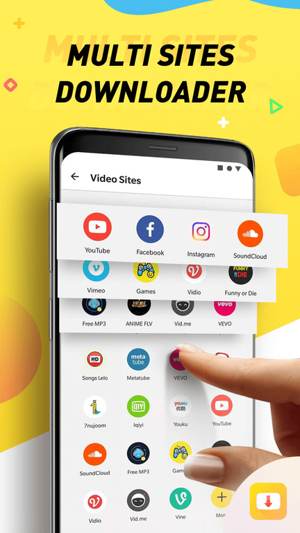 Download from multiple sites