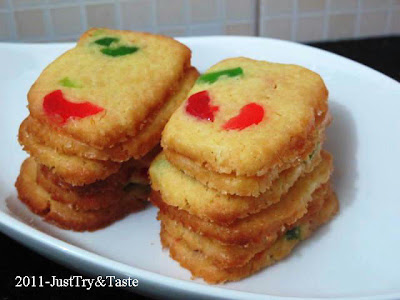 Resep Cherry Icebox Cookies
