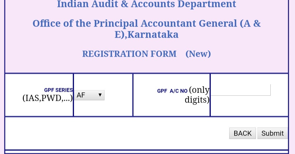 Karnataka State Government Employee can obtain the GPF statement of