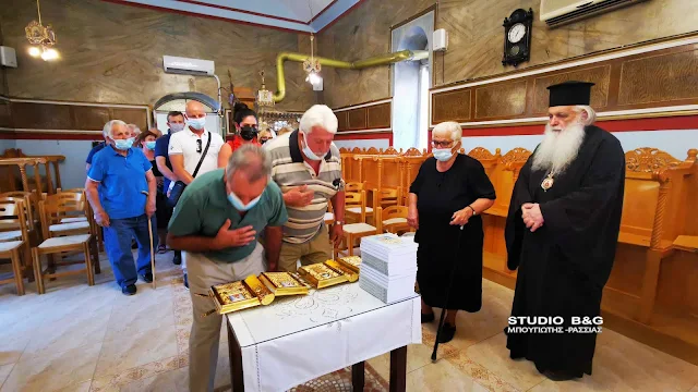Στο ορεινό Πλατάνι ο Μητροπολίτης Αργολίδας τέλεσε την Ιερά παράκληση στην Παναγία (βίντεο)