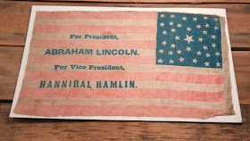 Abraham Lincoln for President Political Banner.
