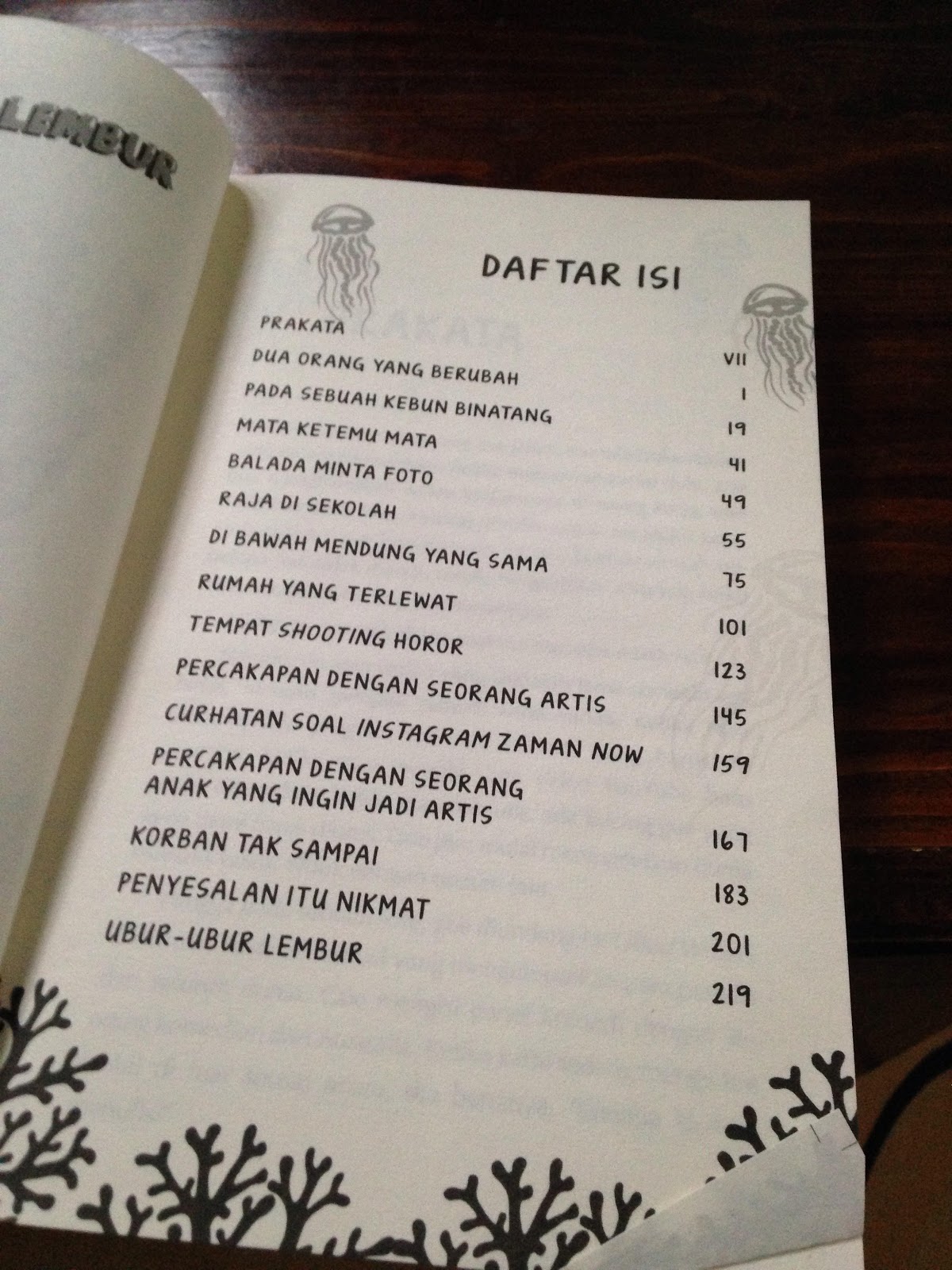 Sinopsis Buku Ubur Ubur Lembur Tugas Sekolahku
