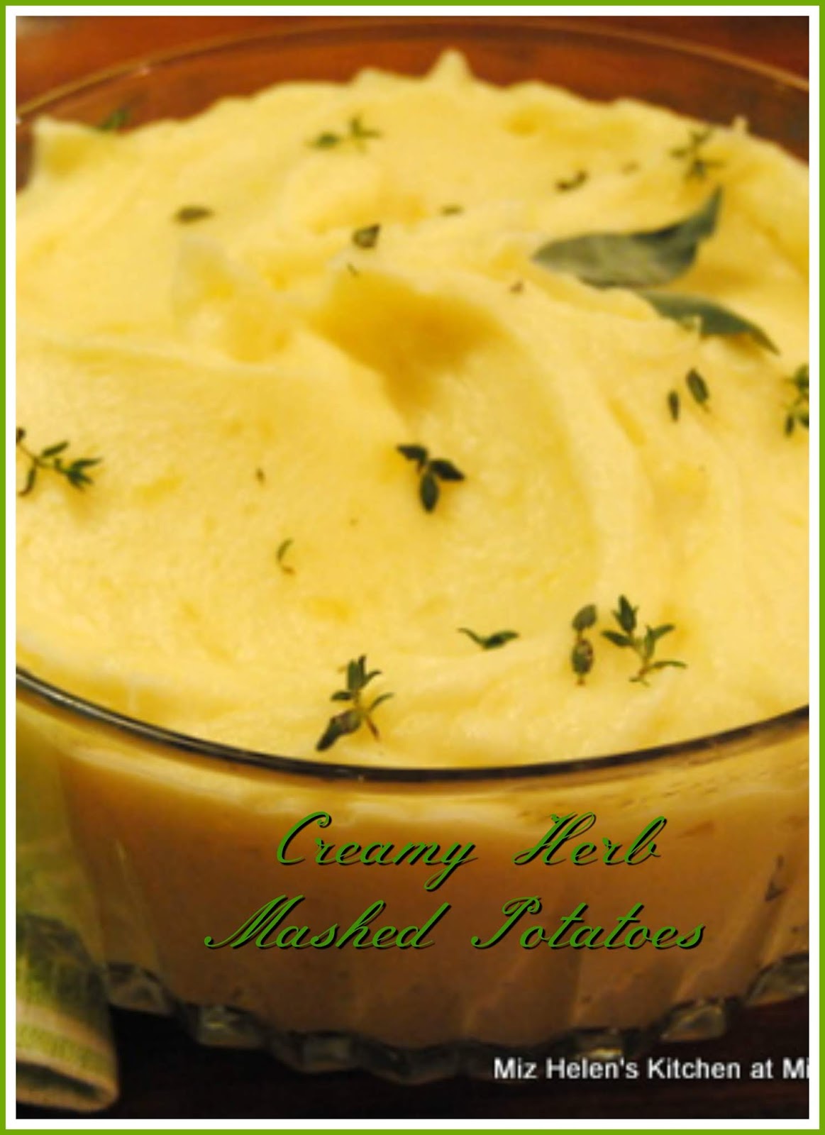 Creamy Herb Mashed Potatoes