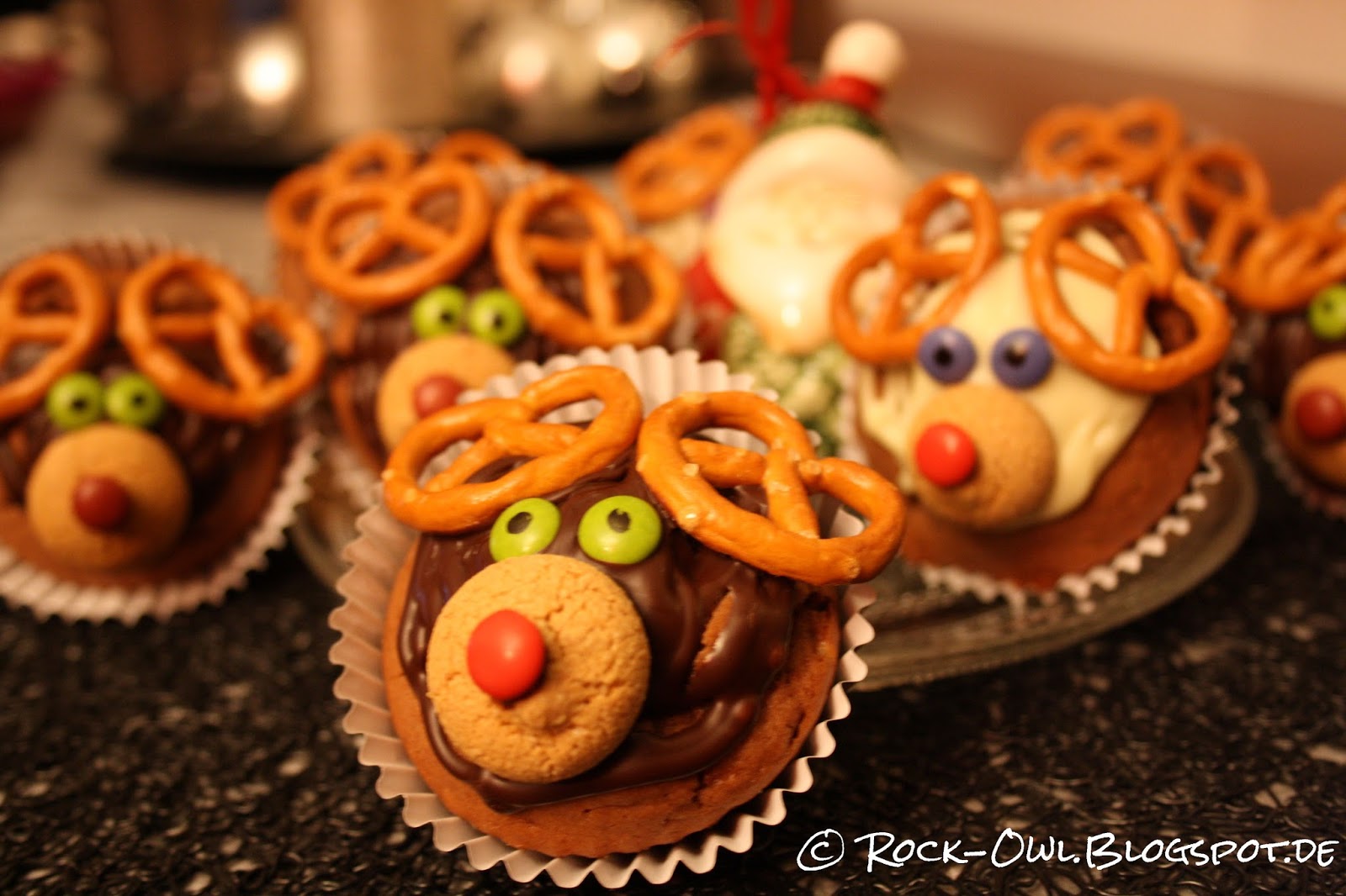 Rock and Owl Blog: # 07: Beschwipste Rudolf-Cupcakes ♥