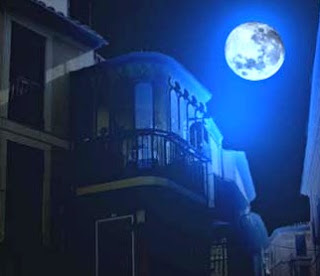 Noche Dibujo de una luna en la noche
