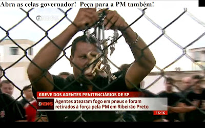 Resultado de imagem para greve de 2014 dos agentes penitenciÃ¡rios sp