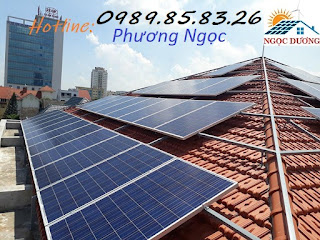 Hệ thống điện năng lượng mặt trời hòa lưới 3W, lắp đặt hệ thống điện NLMT áp mái