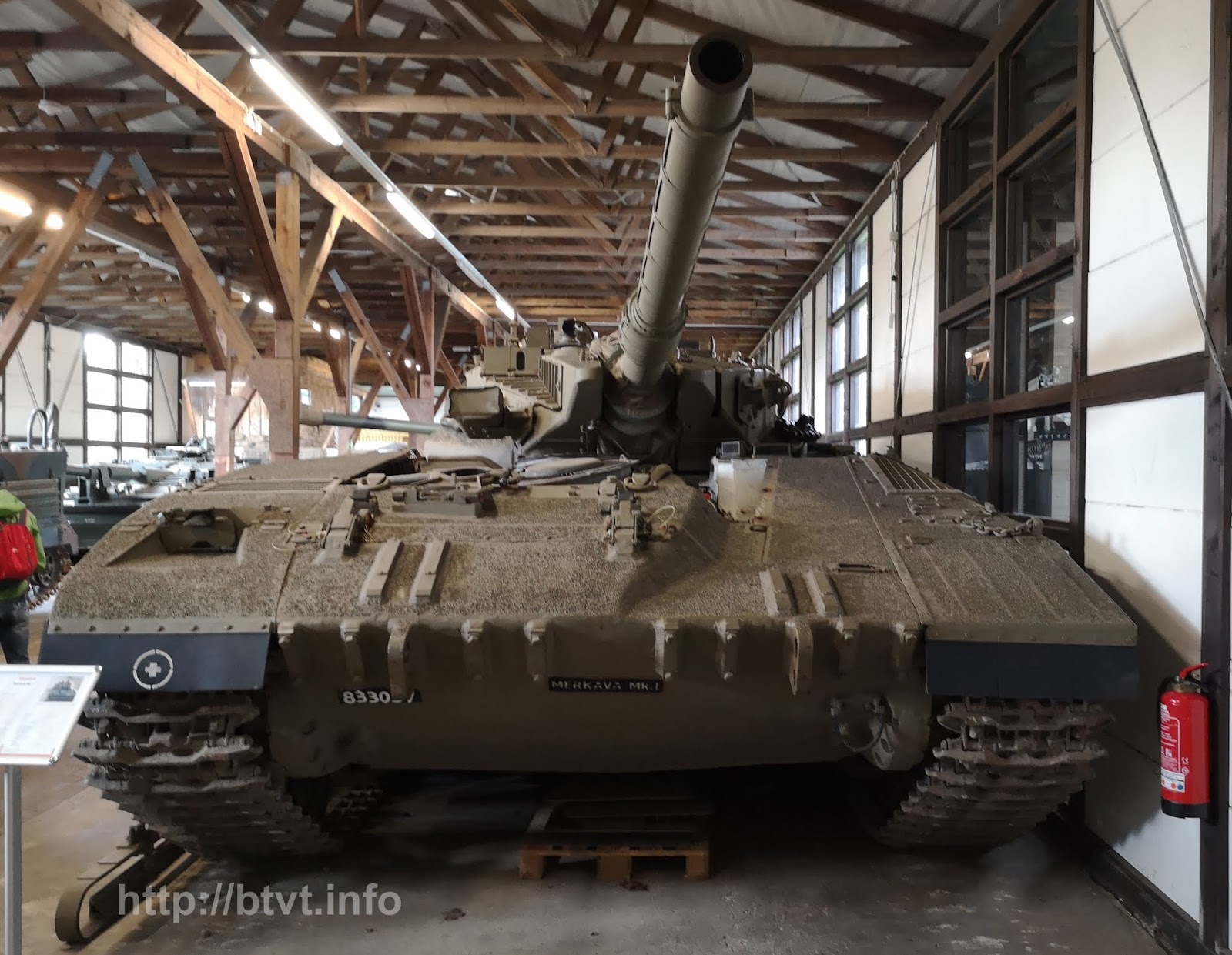 Танк Меркава Мк1 в Panzermuseum