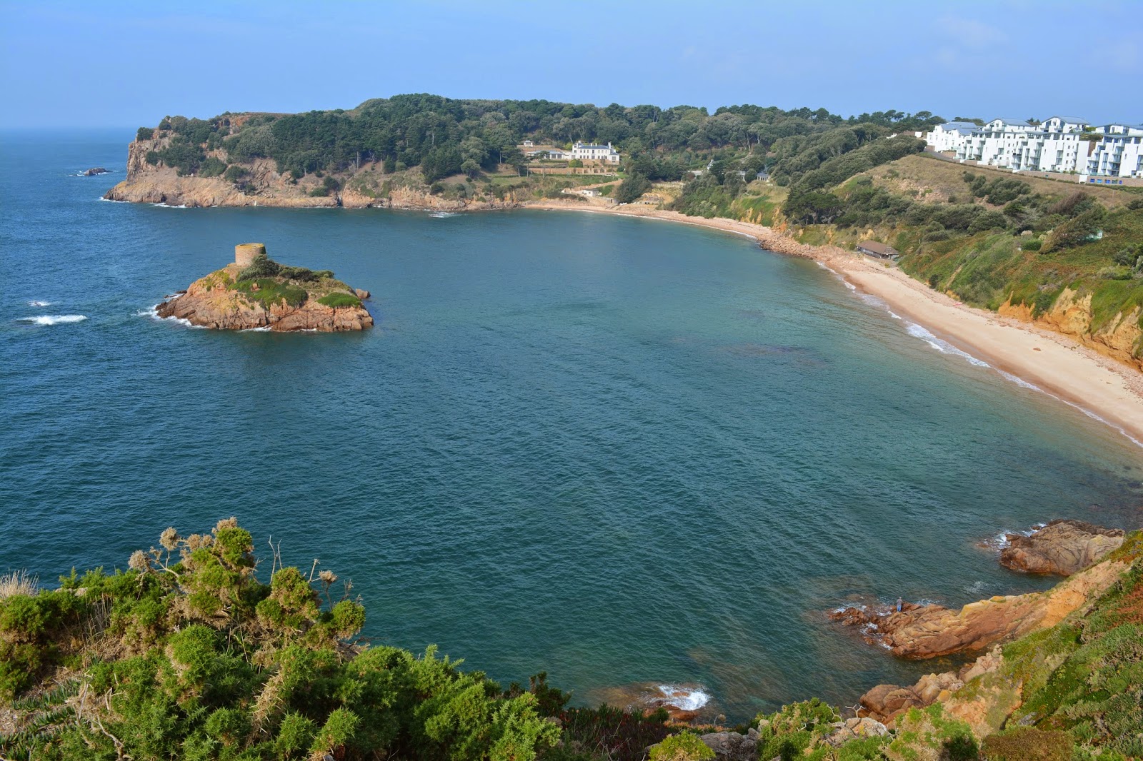 Ilha de Jersey : Portelet Bay, St Brelade e La Corbière