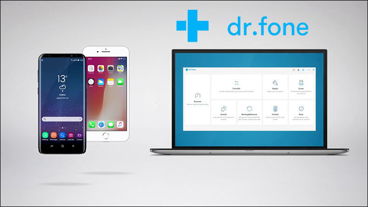 Dr.Fone Phone Transfer لنقل البيانات من هاتف إلى آخر