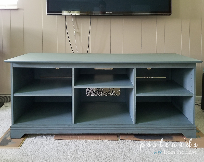 Media Console Makeover Postcards from the Ridge