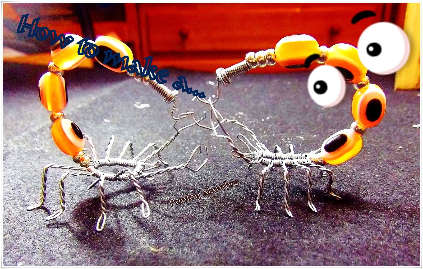 Puntoy Alambre: Como Hacer un Escorpion en Alambre//How to Make a Wire