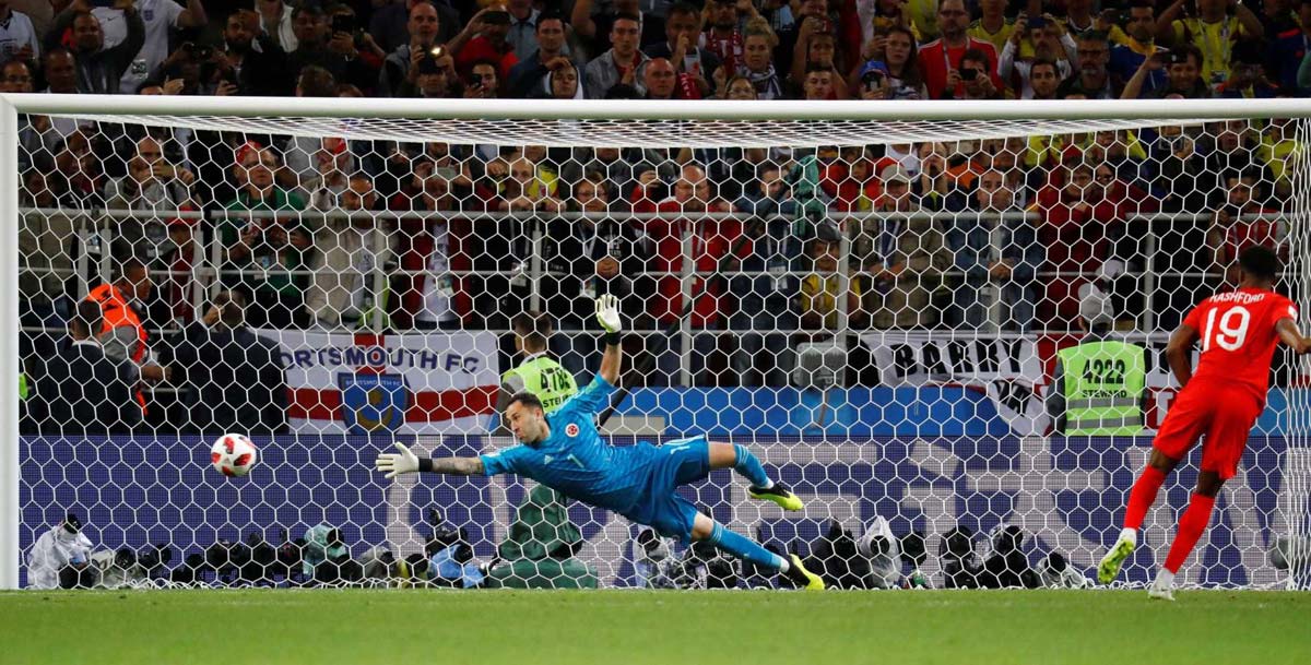 Inglaterra vence Colômbia nos pênaltis e avança às quartas