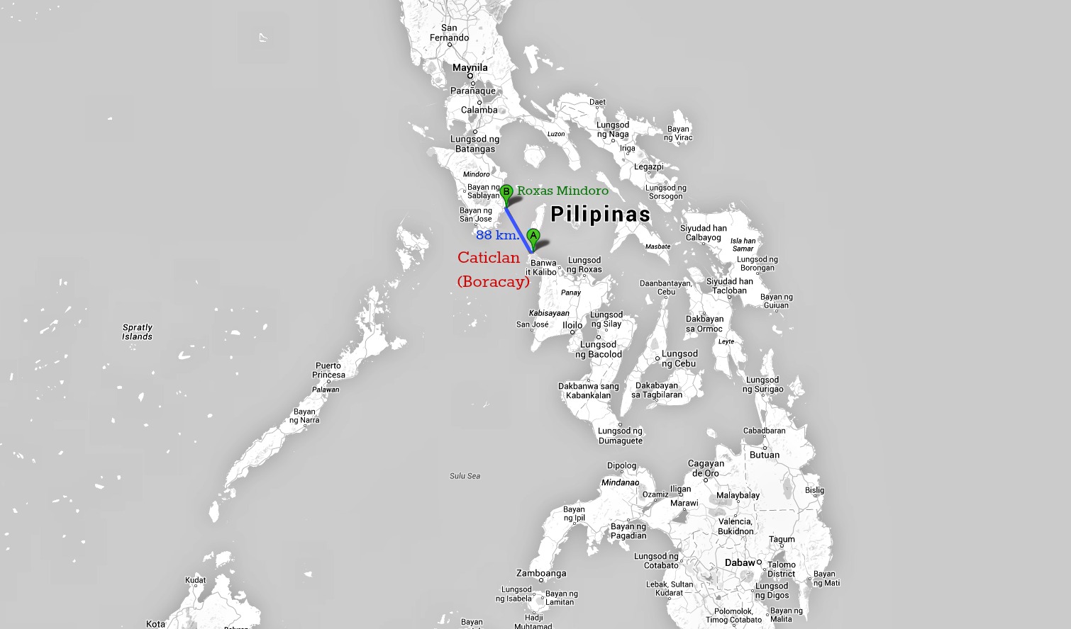 Боракай на карте - блог Санатории Кавказа