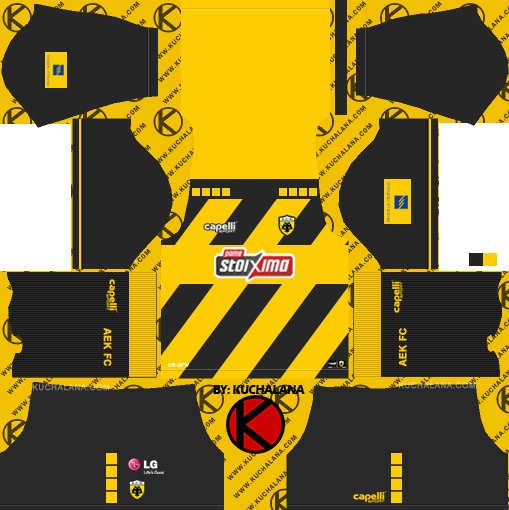 AEK FC Kits 2019/2020 - Dream League Soccer