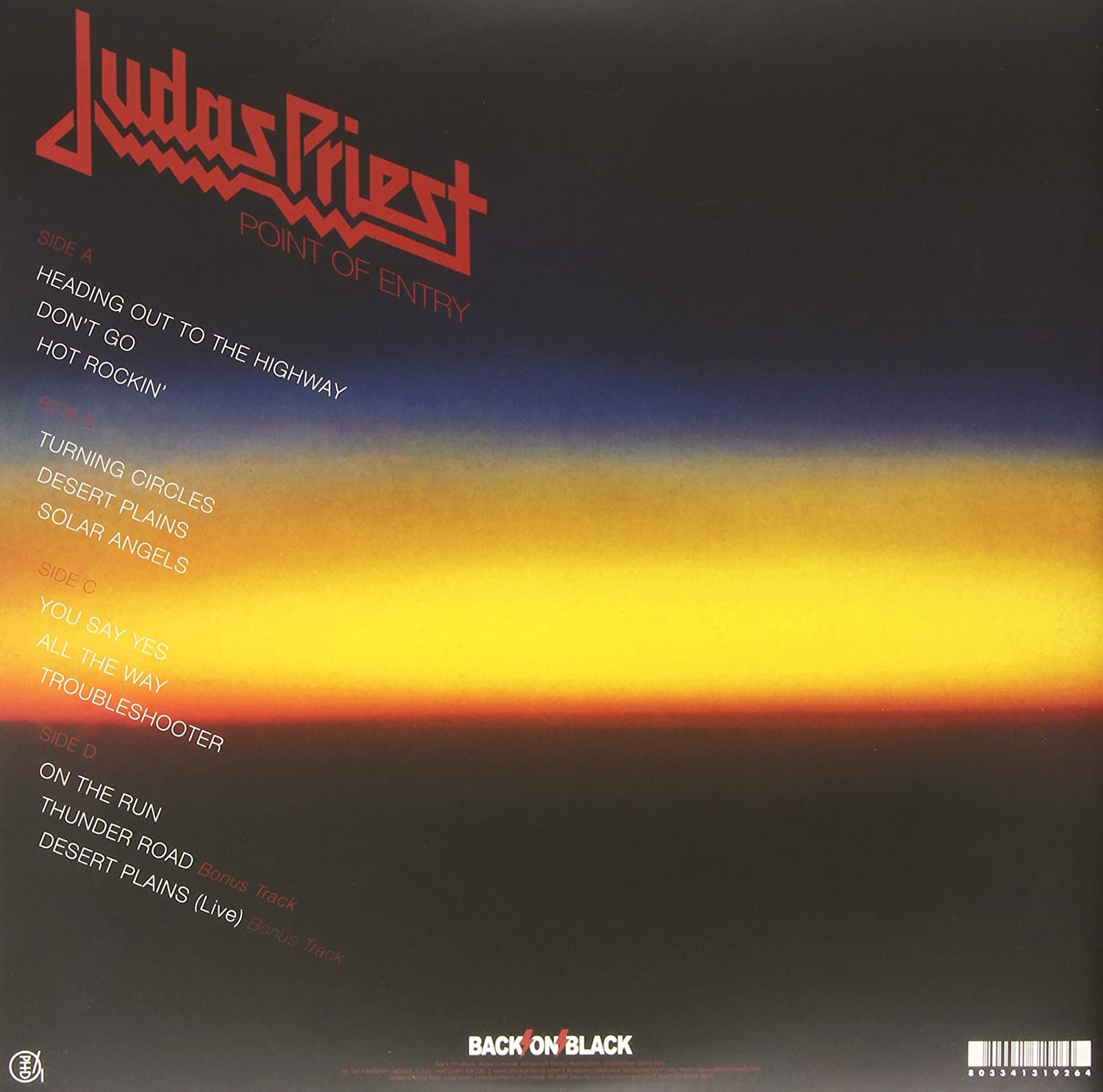 Classic Rock Covers Database (full album download) Judas Priest Point of Entry (1981)