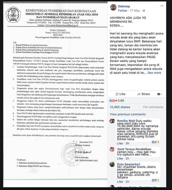 Wisuda PAUD yang Dianggap Kurang Etis dan Berlebihan, Malah Membuang-Buang Uang Wisuda PAUD yang Dianggap Kurang Etis dan Berlebihan, Malah Membuang-Buang Uang