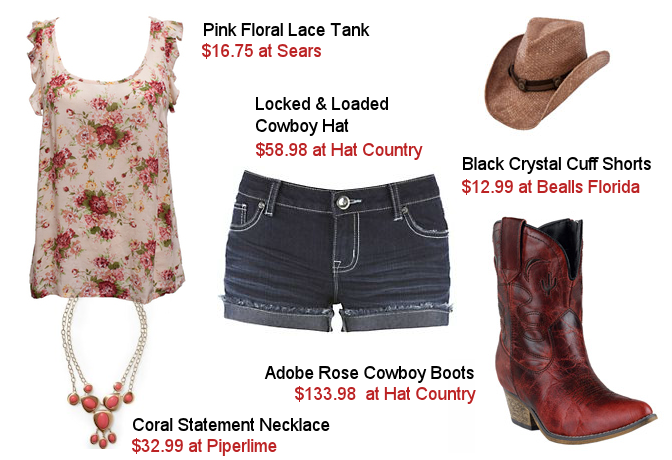 5 Country Festival/Concert Outfits ~ Shine Fuse