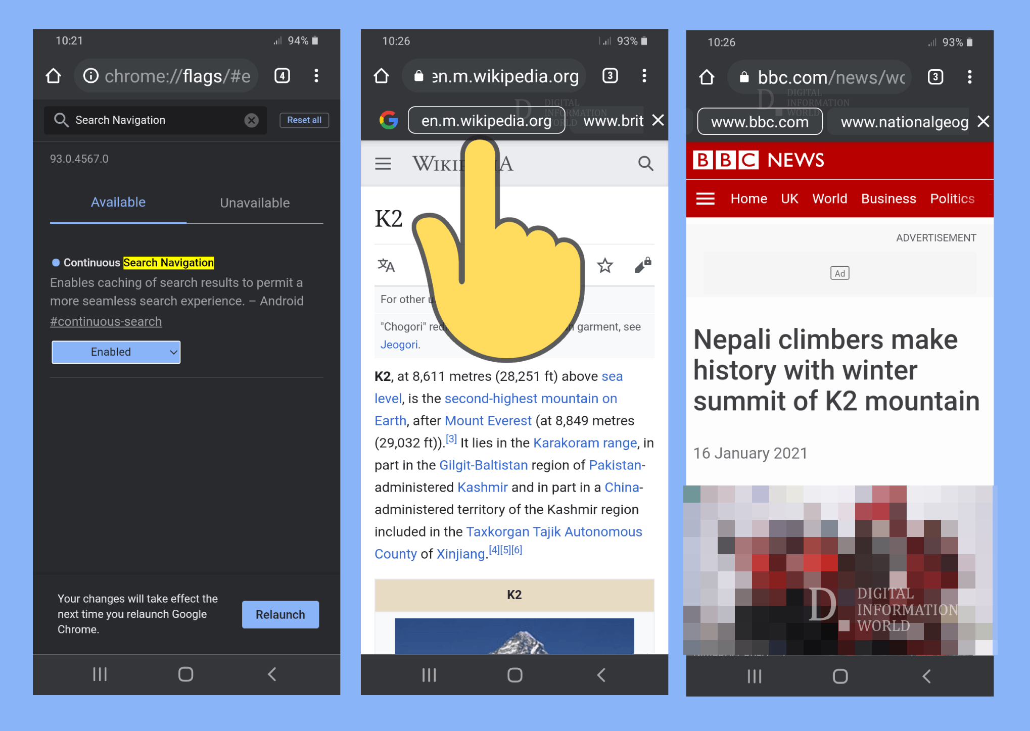how to search a web page android how to search a web page android