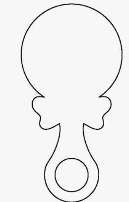 Moldes de Baby Shower para imprimir | Patrones Baby Shower Para Imprimir