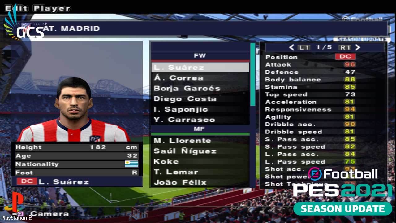 Ps2 Pc Mobile Pes 2021 Cry Max Version V1 0 Option File Full Transfer Update Link 10 2020 Goc Chia Sẻ