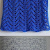 Pattern: Blue top with new stitch / Top azul con punto nuevo