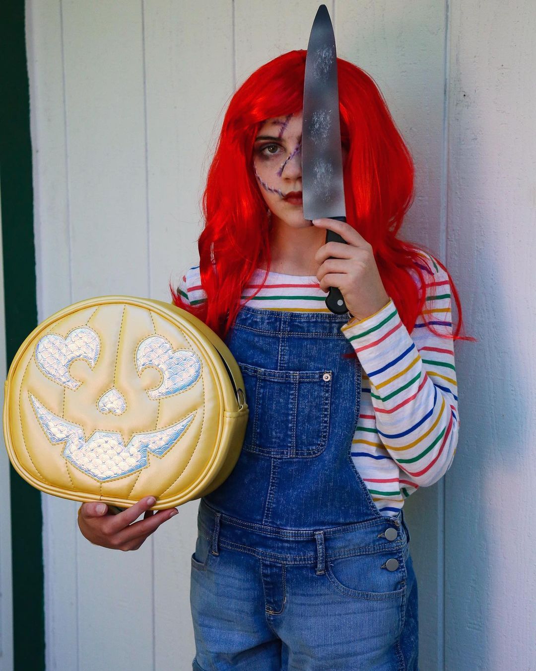 Fantasias halloween femininas 2021: ideias improvisadas e fáceis de fazer Fantasia de Chucky