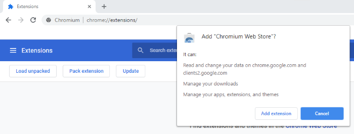 ungoogledchromiumWindows_6をインストールする