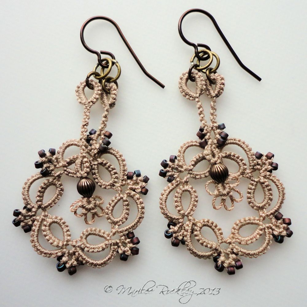 Yarnplayer's Tatting Blog Tatted Earrings