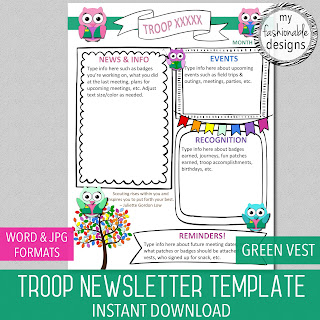 My Fashionable Designs Free Download Girl Scout Troop