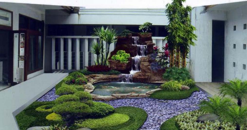31+ Desain Taman Kecil Samping Rumah