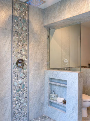 This Pebble Stone Floor Bathroom Idea How to Arrange it