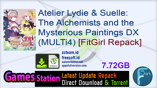 Atelier Lydie & Suelle The Alchemists and the Mysterious Paintings DX (MULTi4) [FitGirl Repack, Selective Download - from 4.5 GB]