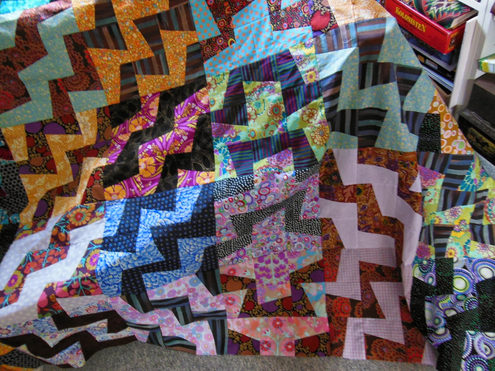 quiltlia Nieuwe Sweet Williams en een oudje die weer uit de kast mag.