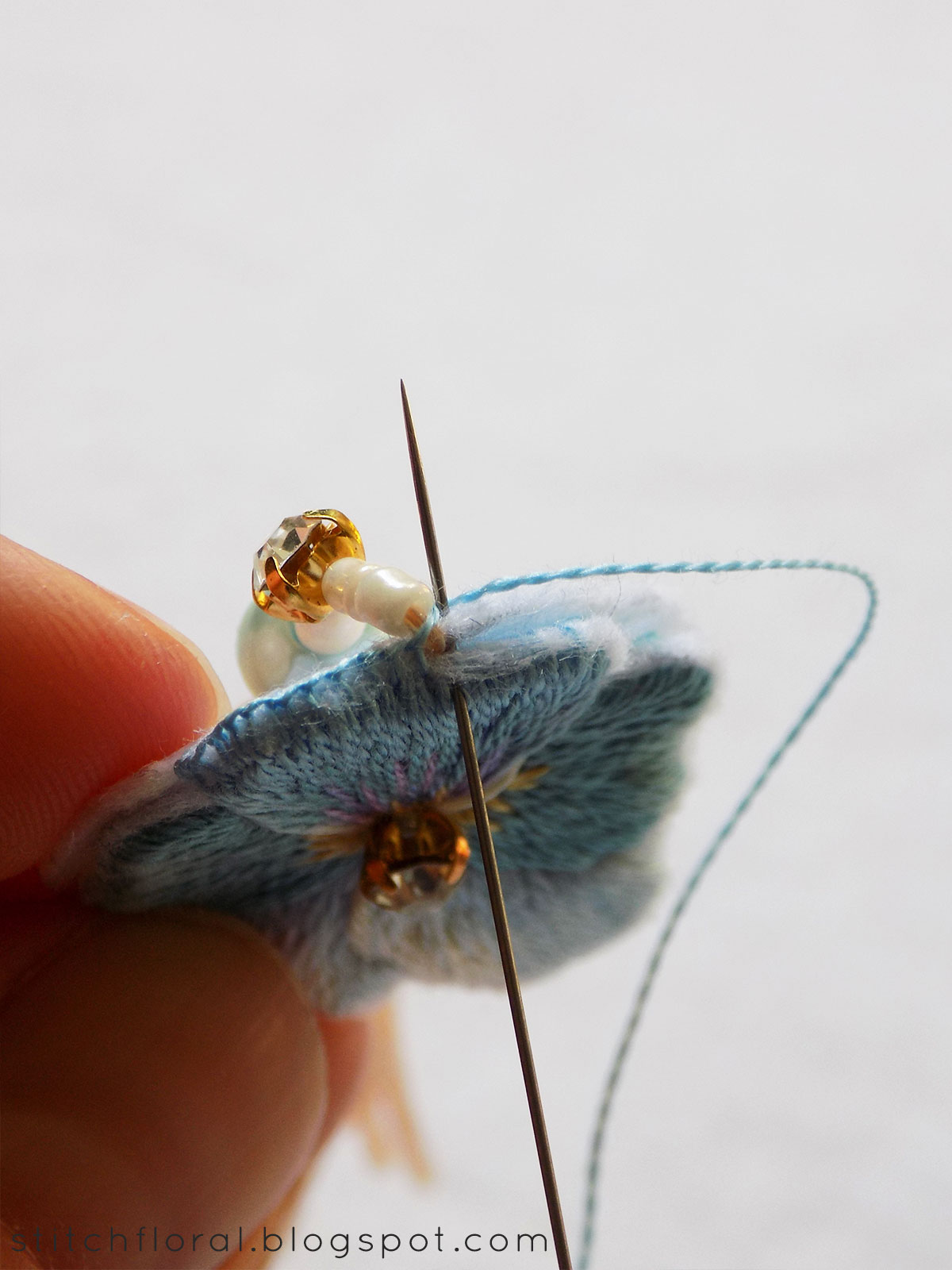 DIY Scissors fob tutorial Stitch Floral