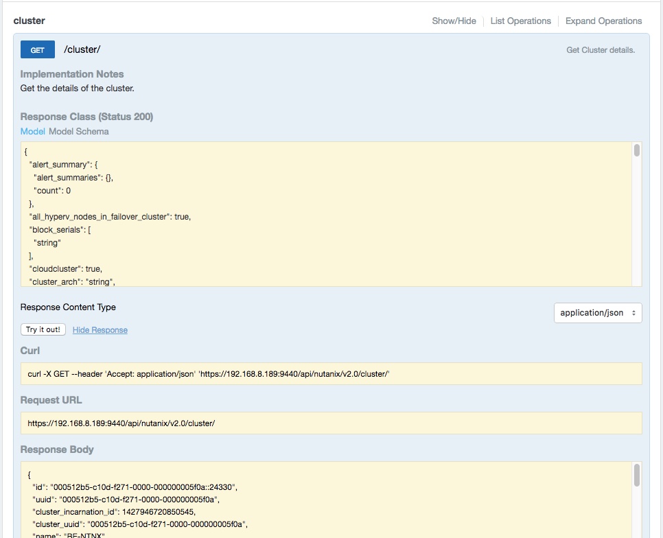 Nutanix : REST API Calls Examples
