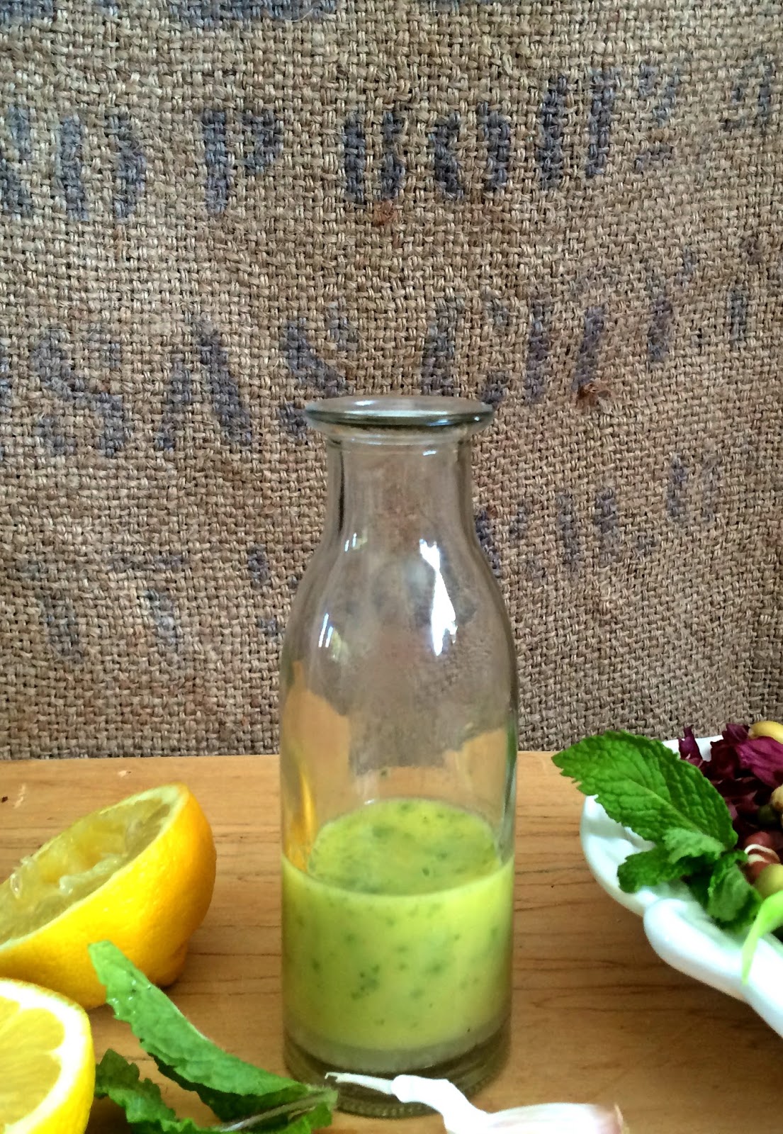 Passionately Raw! Lemon and Fresh Mint Vinaigrette