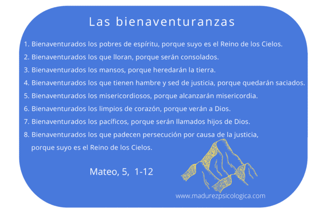 Las bienaventuranzas de Jesús, según san Mateo. Comprender las bienaventuranzas para madurar como cristianos
