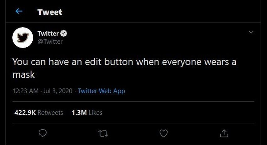 Hey @Twitter, Delete The Delete Button, Bring On An [Intelligent] Edit