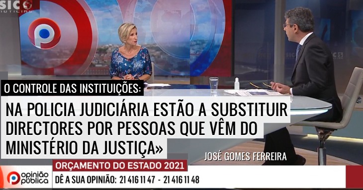 Na Judiciária estão a substituir directores por pessoas do Ministério da Justiça As instituições estão a ser dominadas