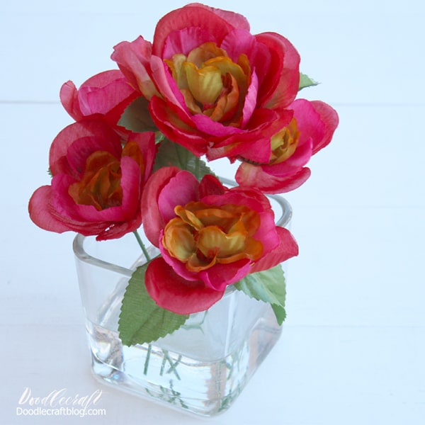 Make a flower vase centerpiece that looks great year round and doesn't need any maintenance using EasyCast resin.