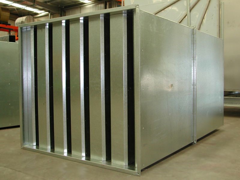 Sound Attenuator Genset Intake dan Discharge Intake Discharge Sound