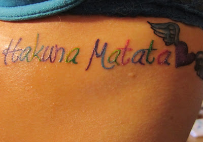 hakuna matata tattoo