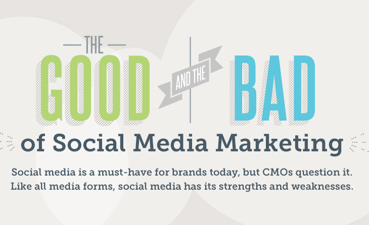 The Good and Bad of Social Media Marketing - #infographic