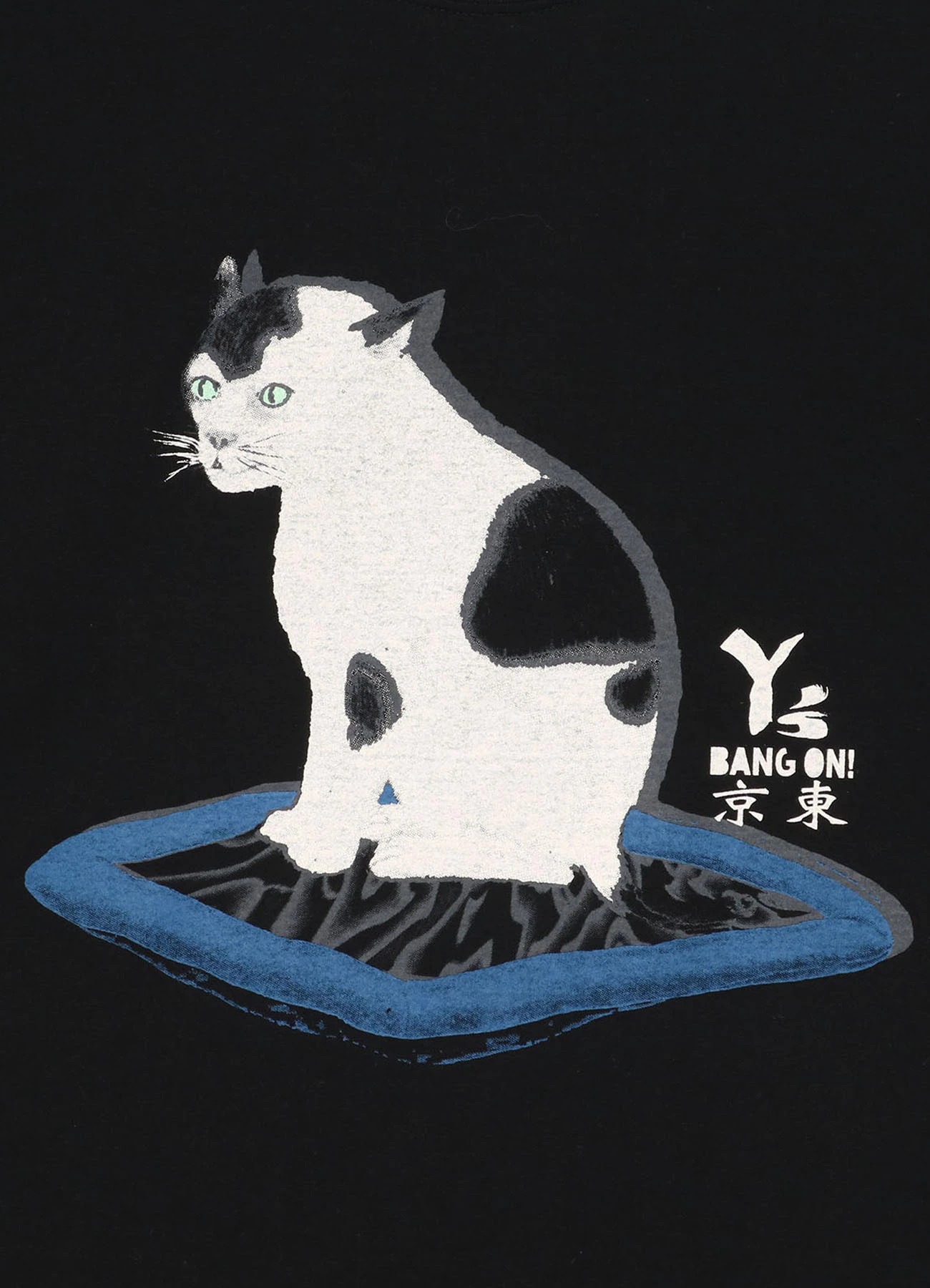 Y's BANG ON!TOKYO NEKO-Tshirts Blue YK-T79-052-1-02 US $ 108