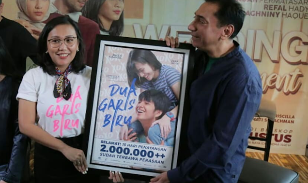 jumlah penonton film dua garis biru