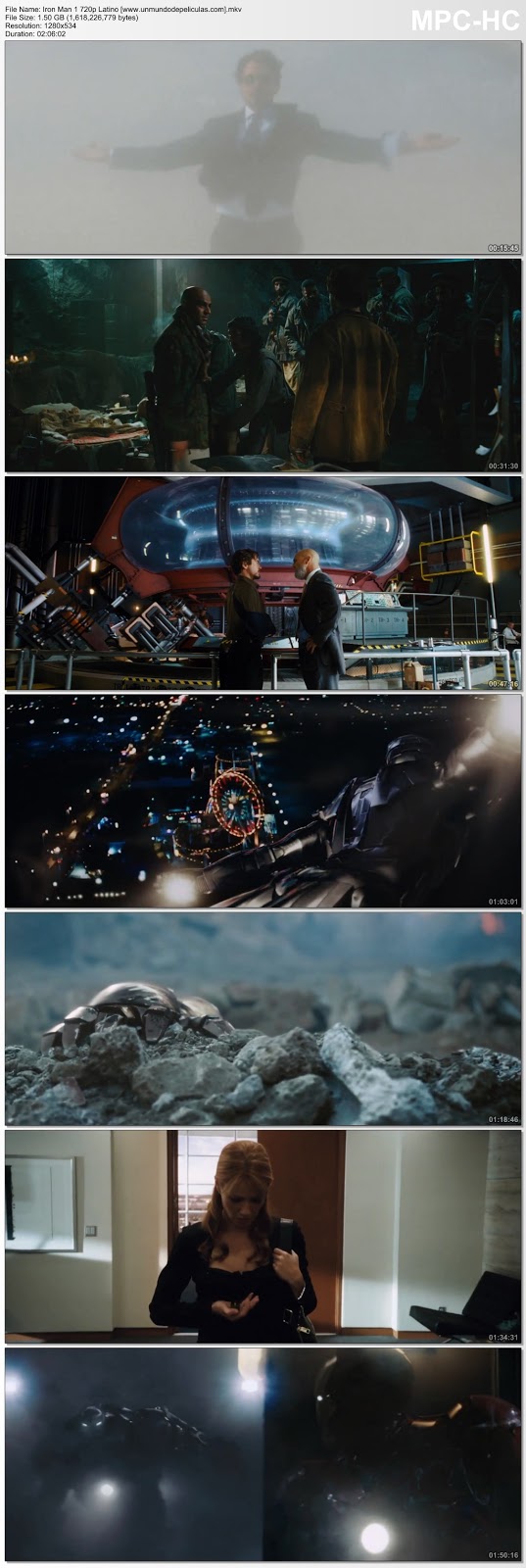 Capturas de la película.