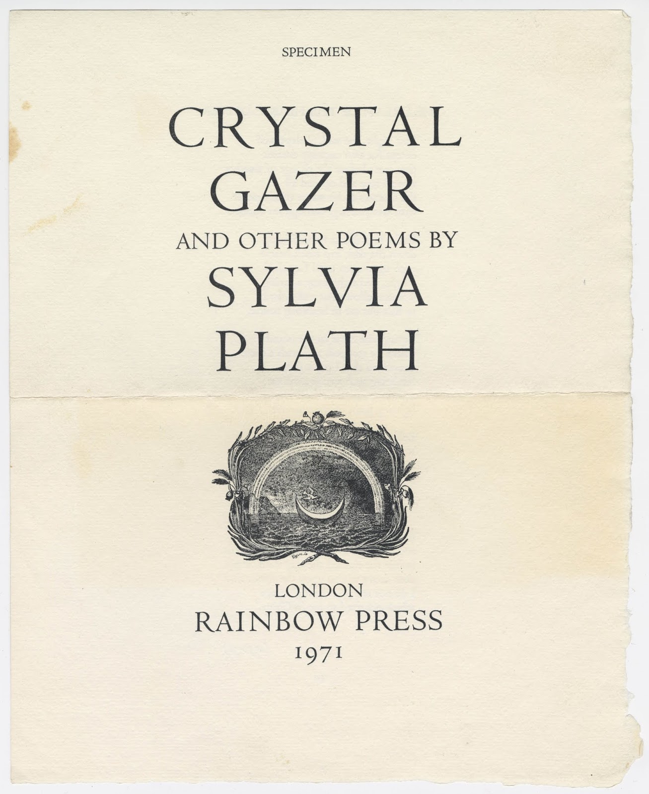 Sylvia Plath Collections First Impressions of Rosentein's archive
