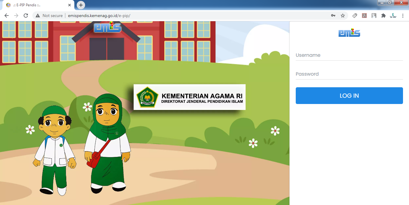 http//emispendis.kemenag.go.id/epip/ Alamat Website EMIS